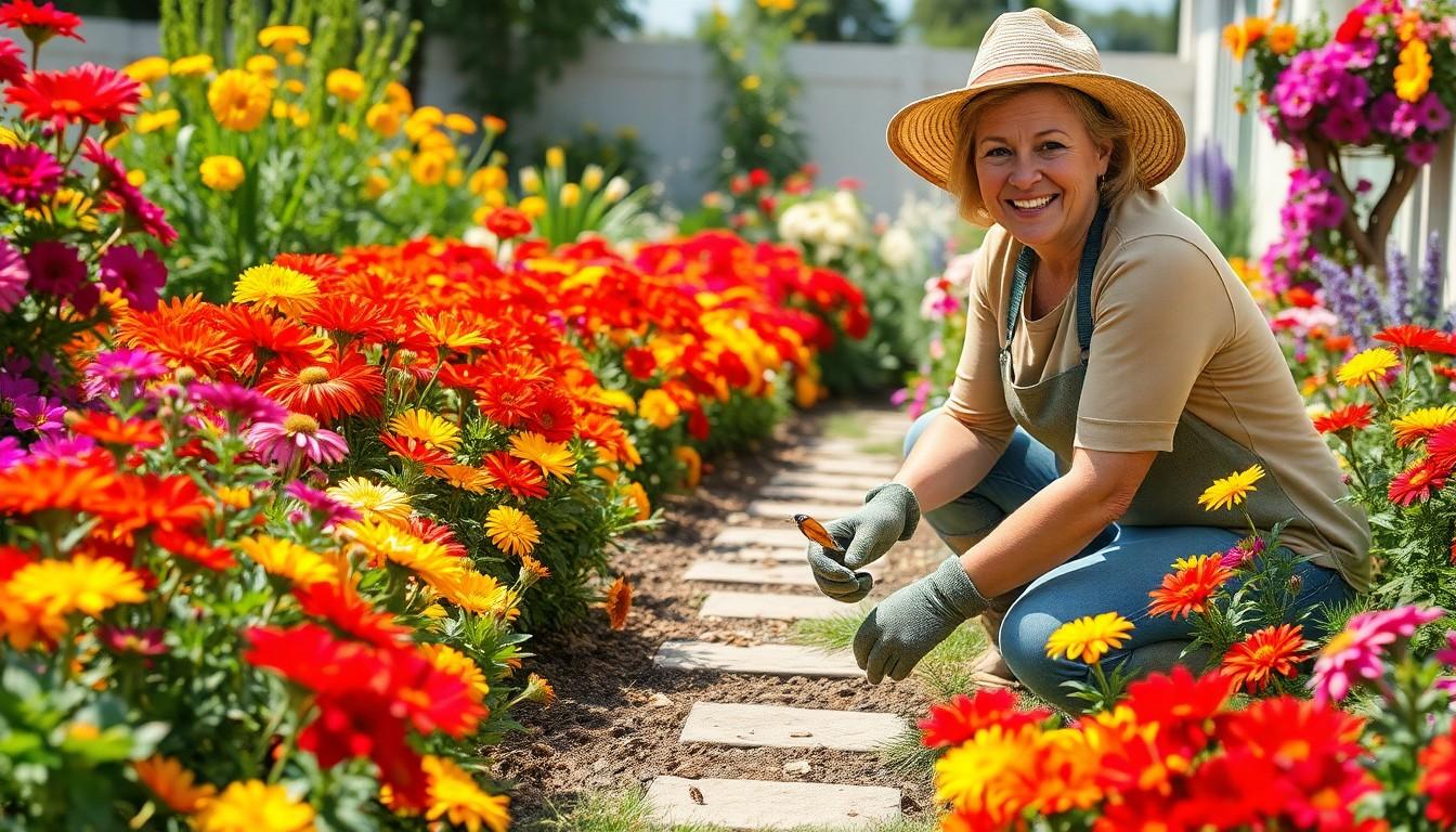 simple flower garden ideas