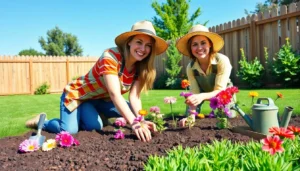 how to plant a flower garden