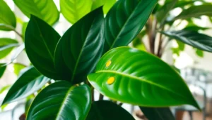 leaf spot rubber plant diseases